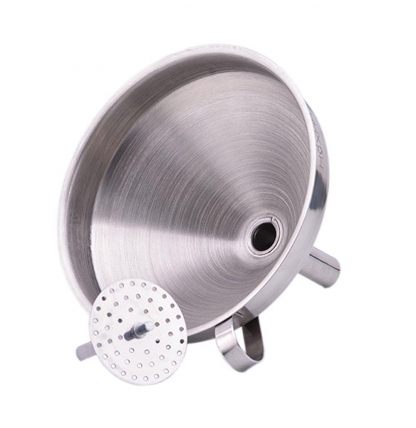 Воронка из нержавеющей стали 150 мм. (с сеткой)