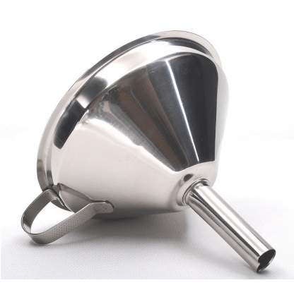 Воронка из нержавеющей стали 150 мм. (с сеткой)