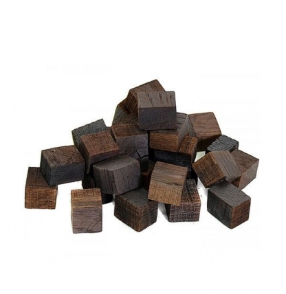 Дубовые кубики (сильный обжиг), 100 гр.