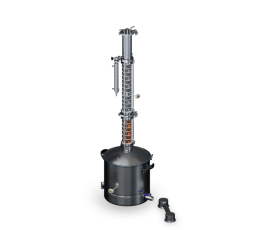 Самогонный аппарат DOMSPIRT 2 (ДОМСПИРТ 2) с медными тарелками, 37 литров 