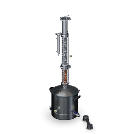 Самогонный аппарат DOMSPIRT 2 (ДОМСПИРТ 2) с медными тарелками, 37 литров 