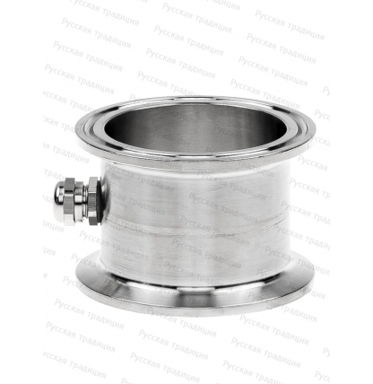 Мини-царга 2 дюйма с ниппелем под термометр