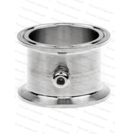 Мини-царга 2 дюйма с ниппелем под термометр