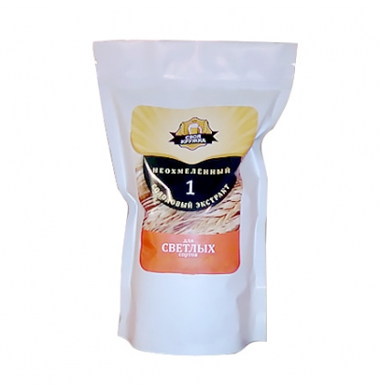 Солодовый экстракт "Своя кружка" для светлых сортов Неохмеленка, 1 кг.