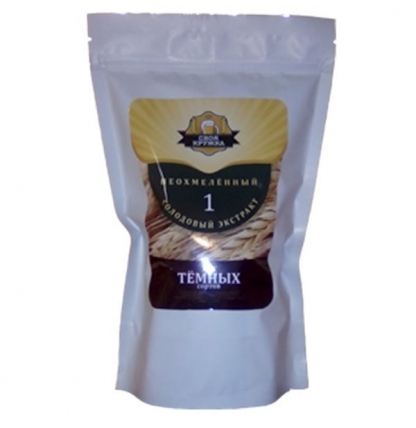 Солодовый экстракт "Своя кружка" для темных сортов Неохмеленка, 1 кг.