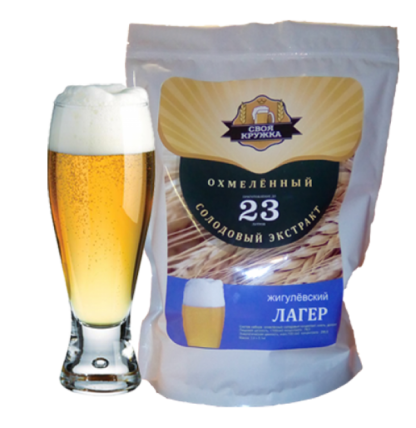 Солодовый экстракт «Своя кружка» Жигулёвский лагер, 2,1 кг