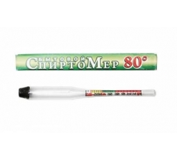 Спиртомер рюмочный, 0-80%