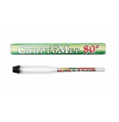 Спиртомер рюмочный, 0-80%