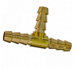 Тройник латунный (Т-образный), 8 мм.