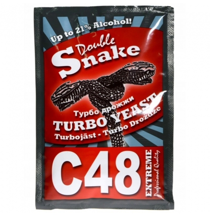 Турбо дрожжи Double Snake C48, 130 гр.
