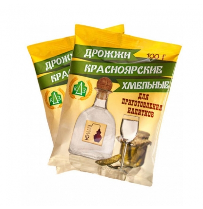 Спиртовые дрожжи хмельные "Красноярские", 100 гр.