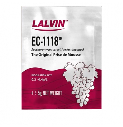 Винные дрожжи Lalvin "EC-1118", 5 гр.