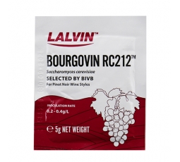 Винные дрожжи Lalvin "Bourgovin RC212", 5 гр.