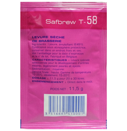 Дрожжи пивные Safale T-58 11,5 гр.