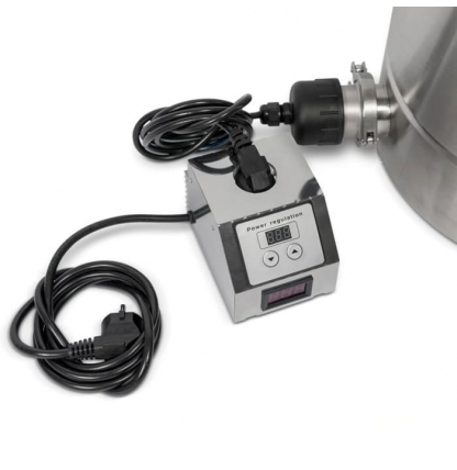 ТЭН 3,5 кВт нержавейка (с регулятором мощности и вольтметром)