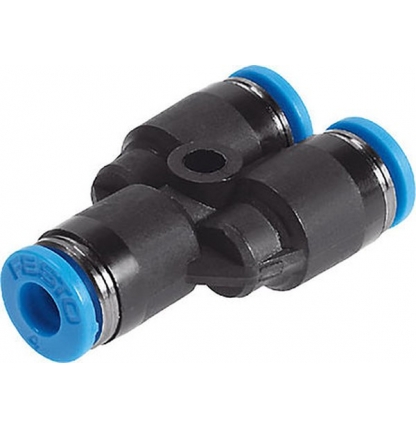 Тройник быстросъёмный, под шланг 6*10 мм.